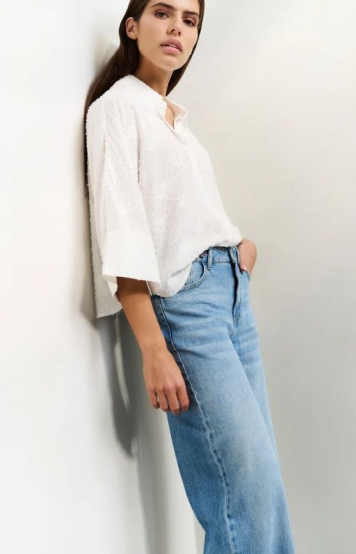 CHEMISIER COURT OFF WHITE