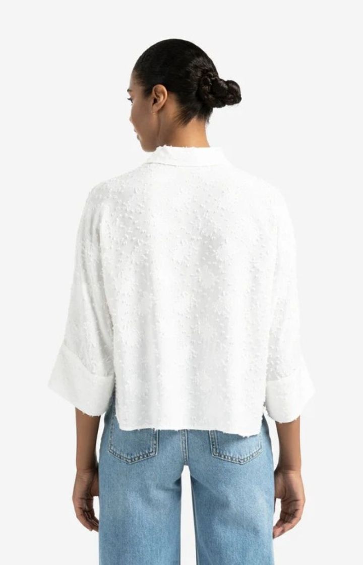 CHEMISIER COURT OFF WHITE