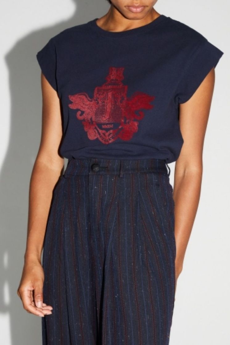 T-shirt blason navy BLUE