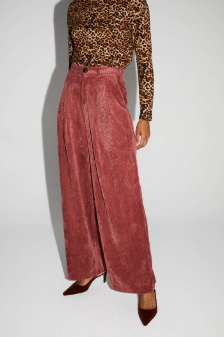 PANTALON VINTAGE VELVET COGNAC COGNAC