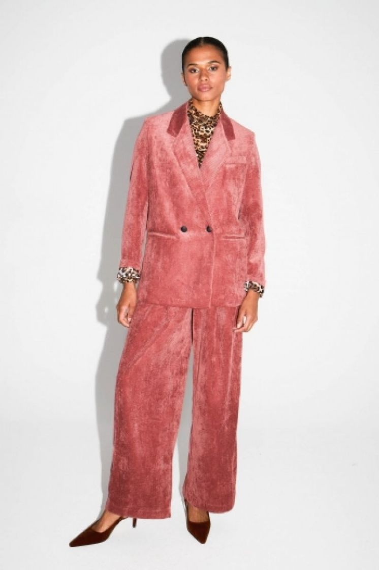 PANTALON VINTAGE VELVET COGNAC COGNAC