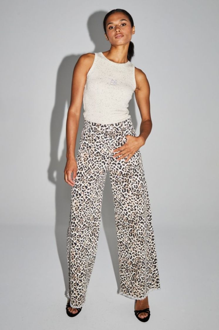 DENIM PALAZZO SWIGGY LEO NATUR LEO