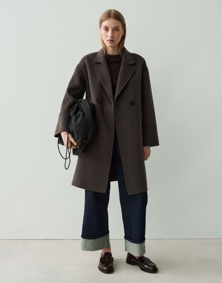 MANTEAU HAVILDA 20024 Midnight brown