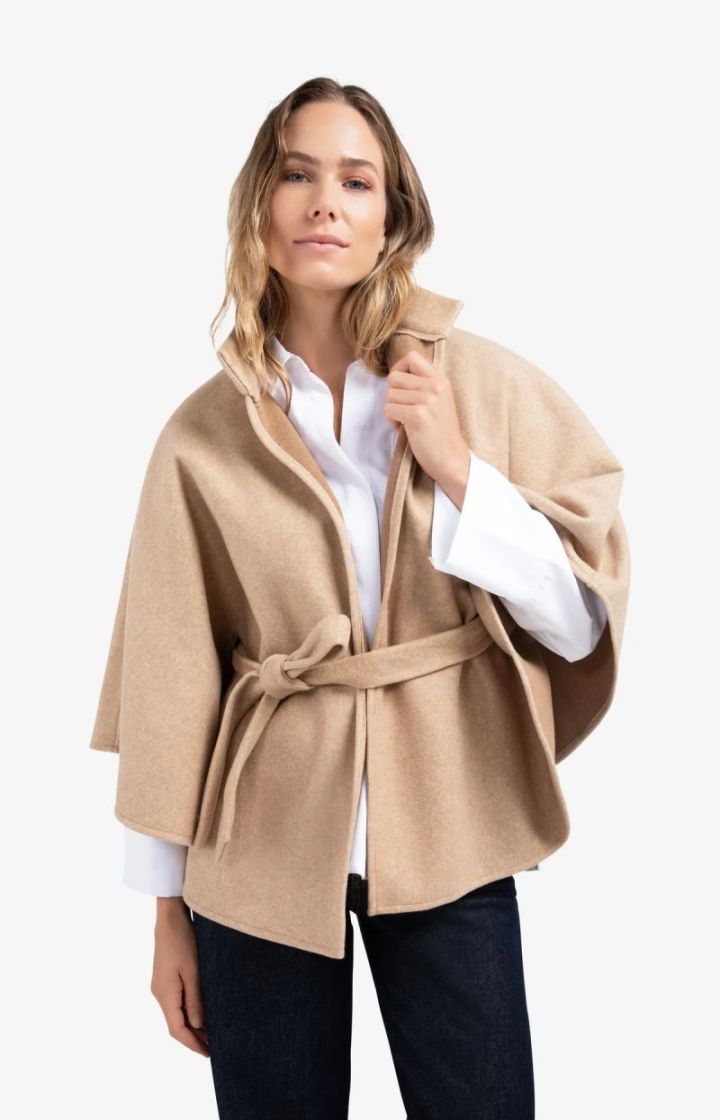 PONCHO 990302 LIGHT CAMEL