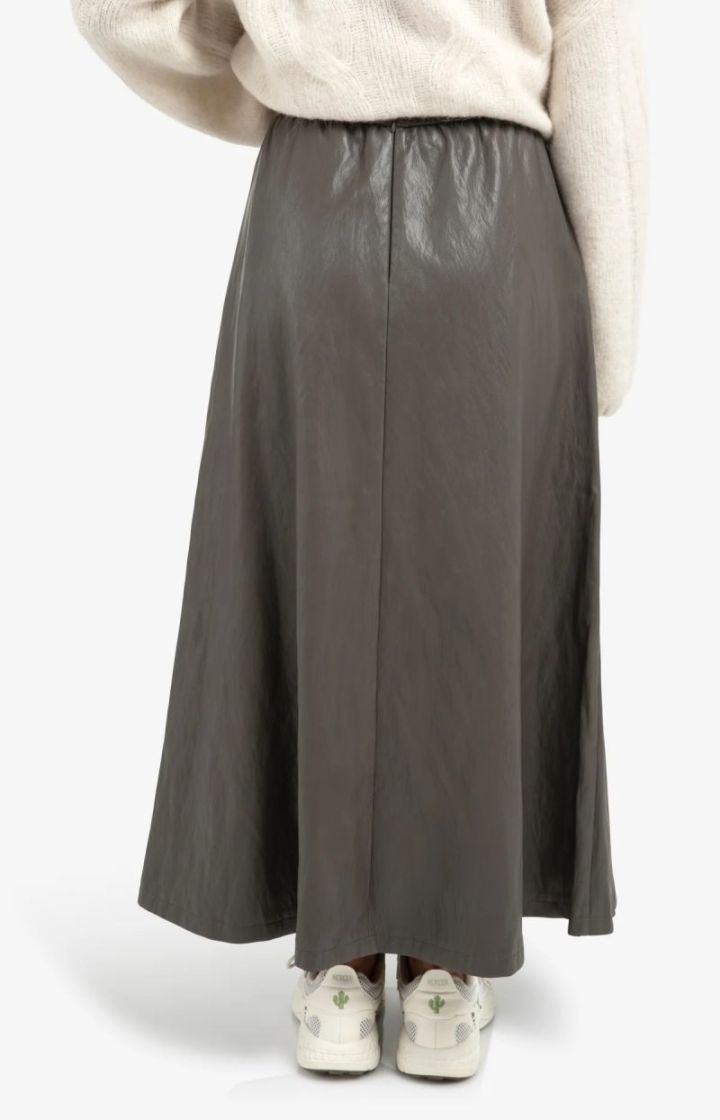 FAUX LEATHER DARK TAUPE