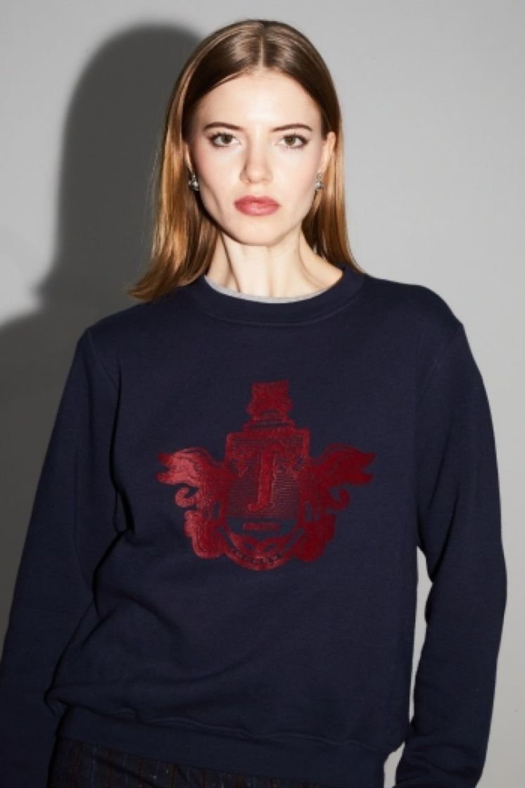 SWEATSHIRT BLASON NAVY