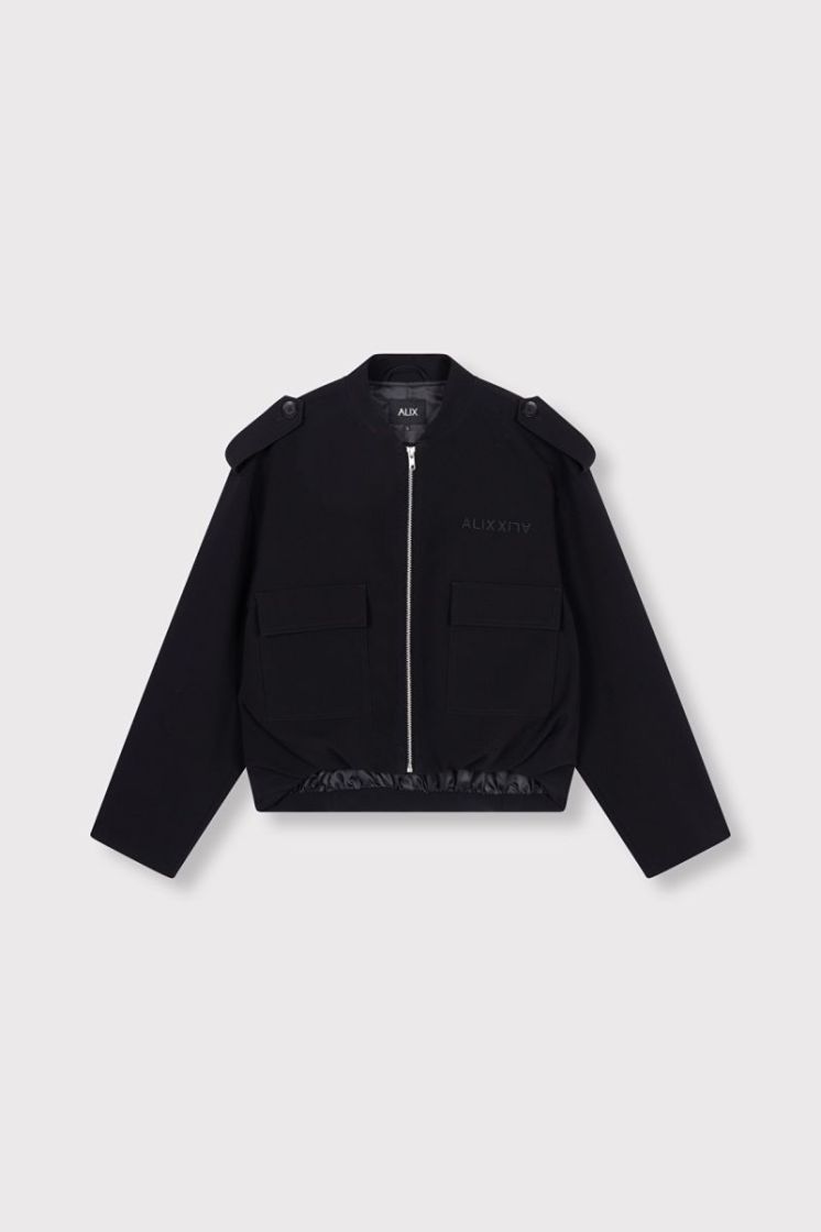 WOVEN BALLOON BLACK