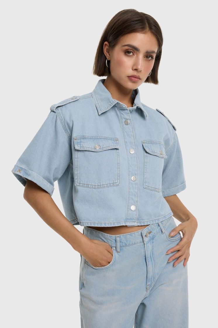 flowy denim LIGHT BLUE