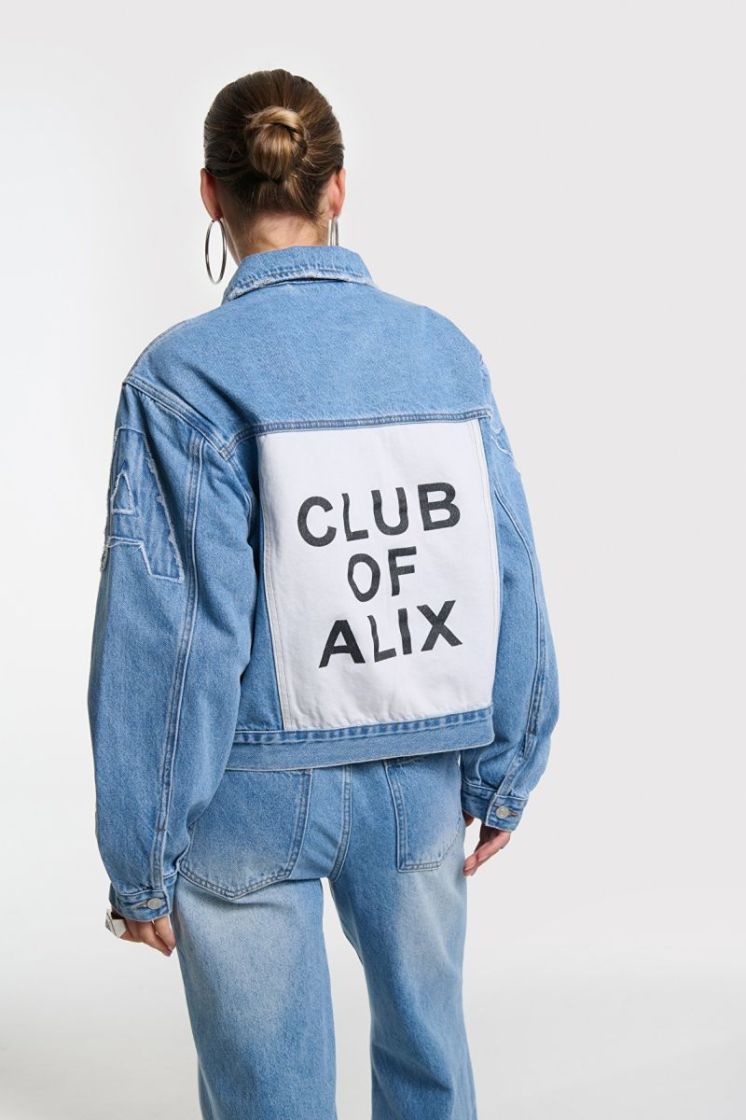 soft denim jacket DENIM BLUE