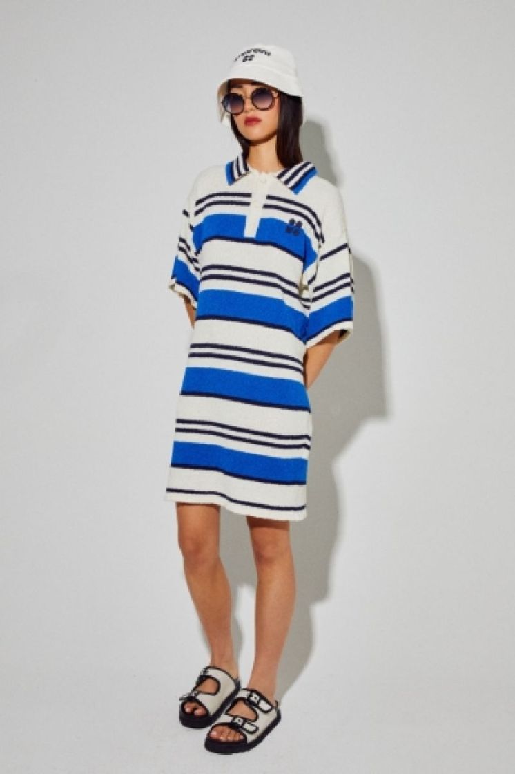 DRESS POLO RICKY MANGO BLUE