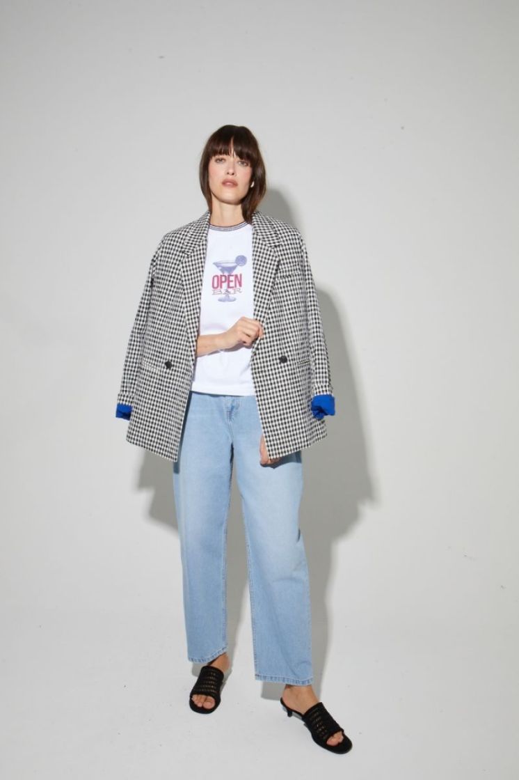 T-SHIRT COLETTE PRINT OPEN WHITE