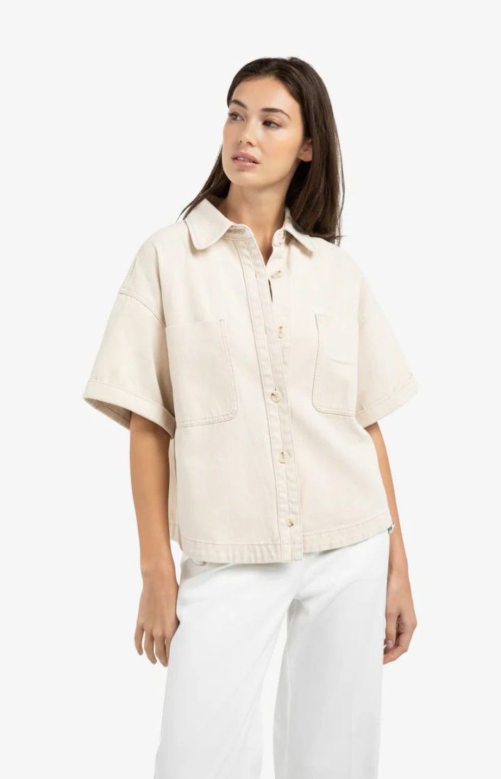 Veste denim BEIGE