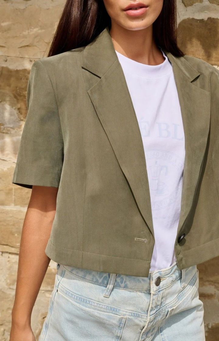 VESTE MANCHES COURTES ARMY GREEN