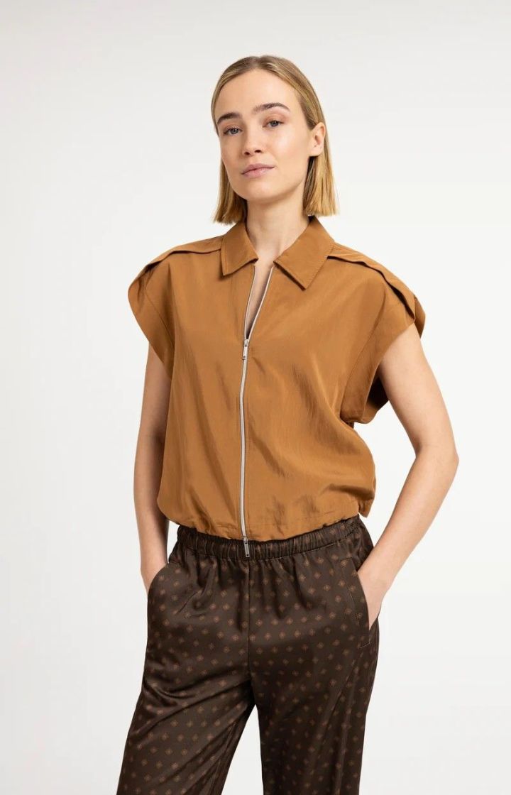 Veste-blouse FOXTROT BROWN