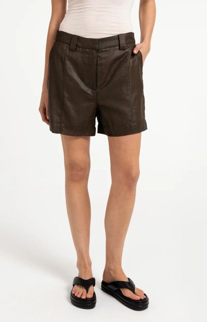 Short taille haute BROWN