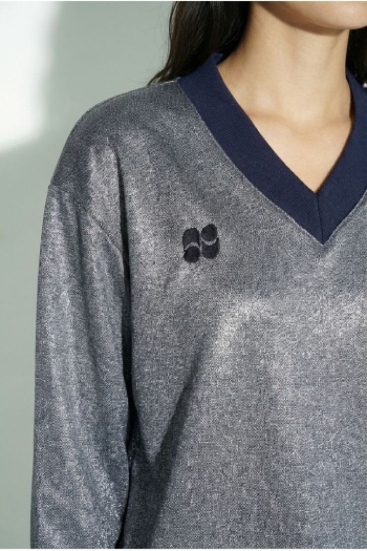 SWEAT KRAVITZ LUREX  GREY