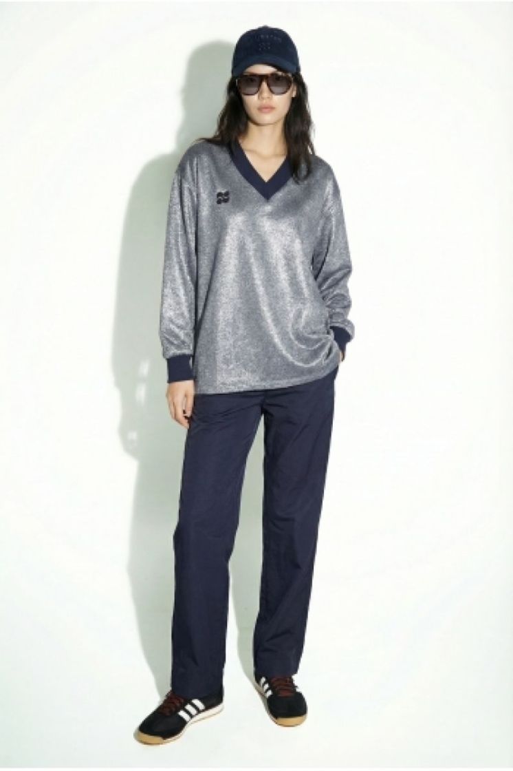SWEAT KRAVITZ LUREX GREY
