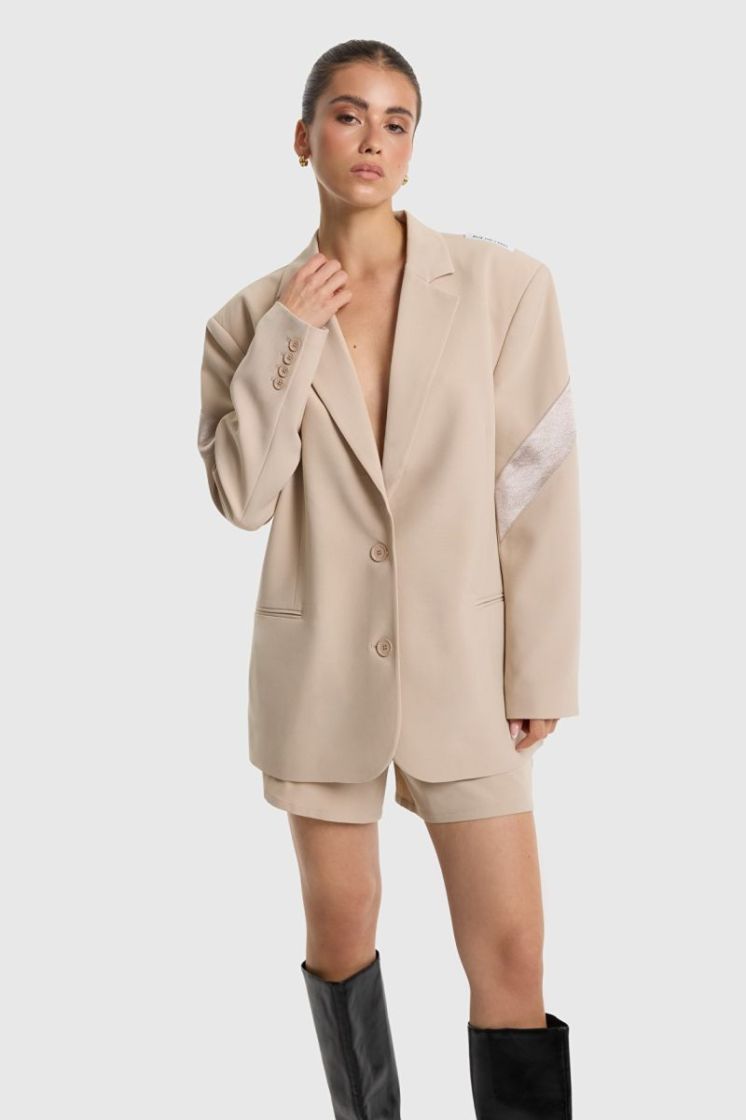 BLAZER SHINY SAND